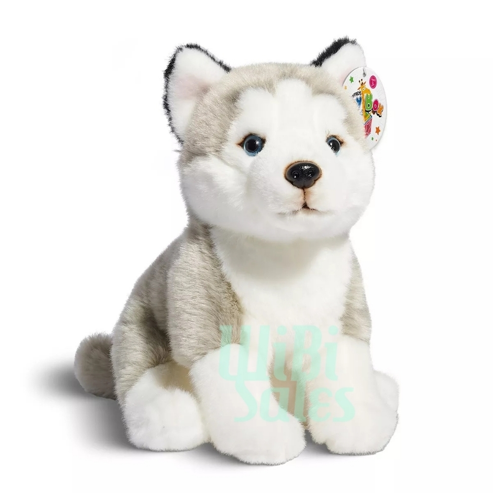 Plush 10" Plush Puppy Floppy Husky - NWT